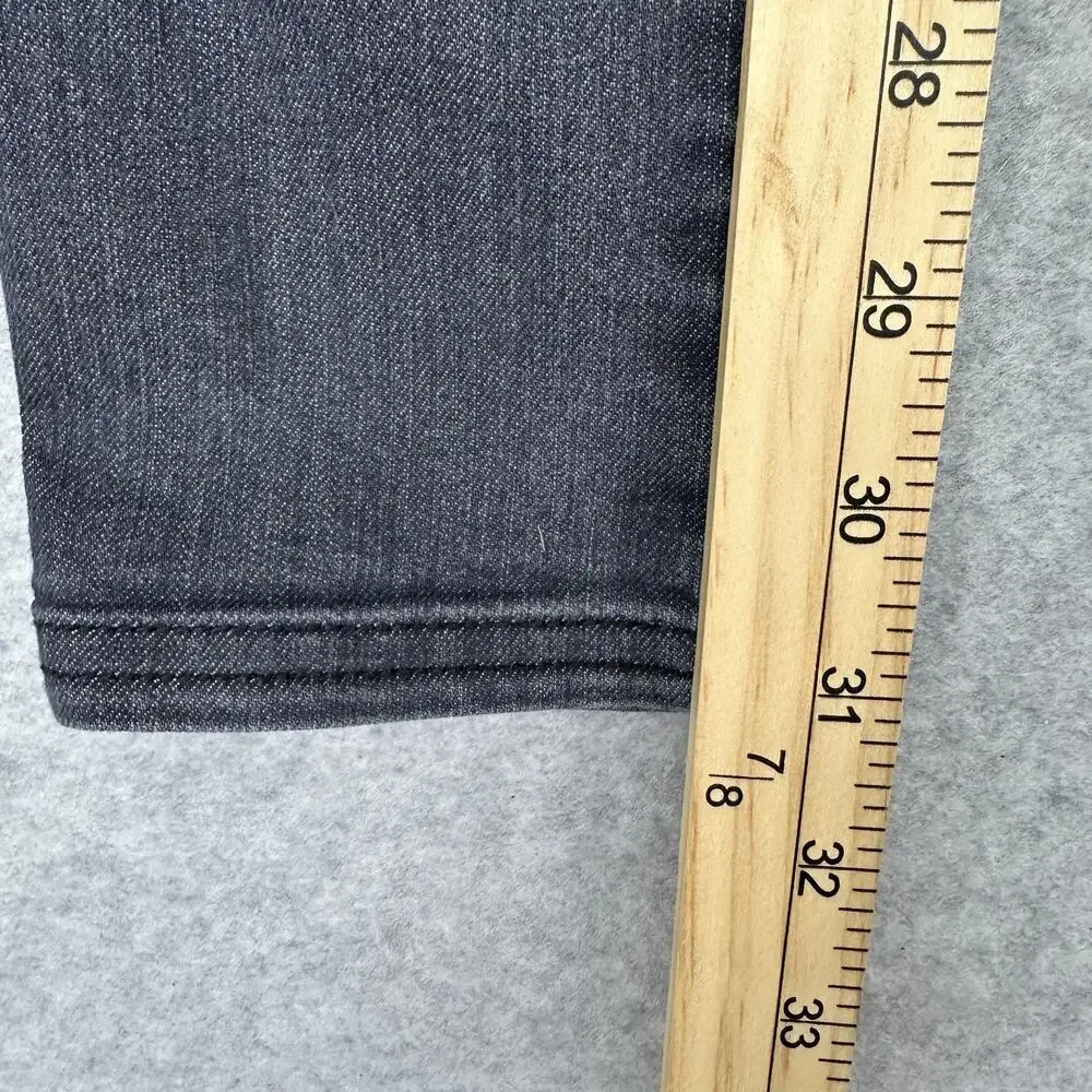 prAna Oday Jeans Black High Rise WMNS 4/27 Skinny Stretch Pants Minimalist Chic